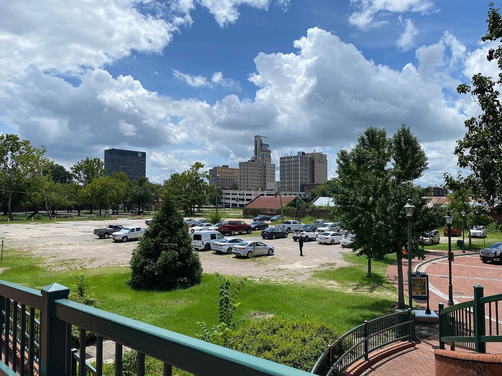 Downtown Augusta skyline viewed from the Augusta Riverwalk