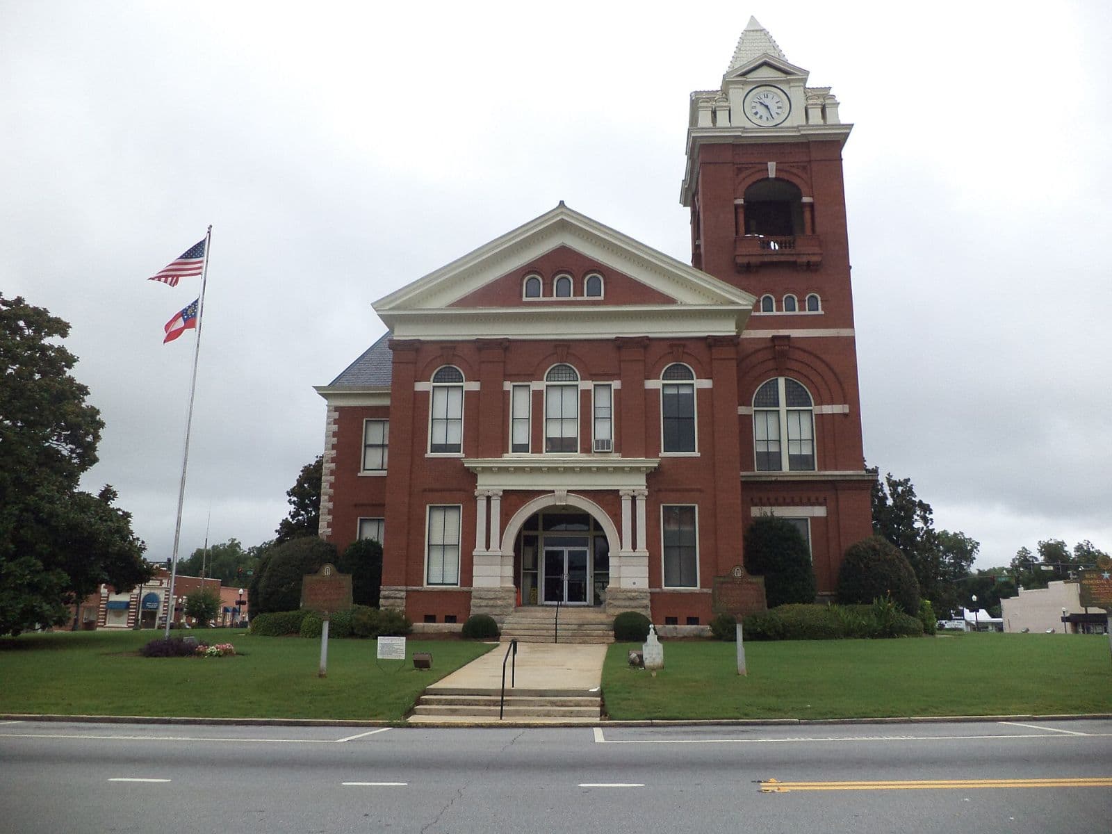 Butts County Courthouse on the town square in Jackson, Georgia