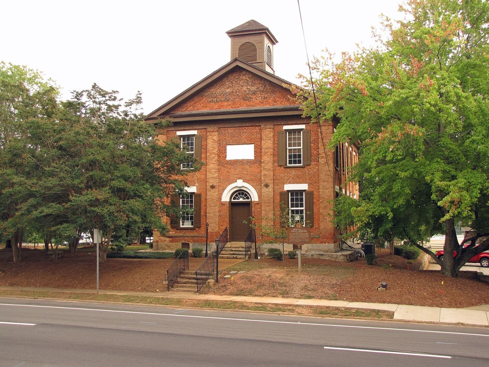 The historic Old Female Seminary building in Lawrenceville